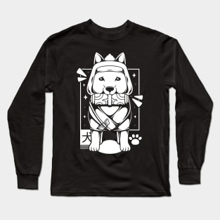 Shiromaru Ninja Dog Long Sleeve T-Shirt